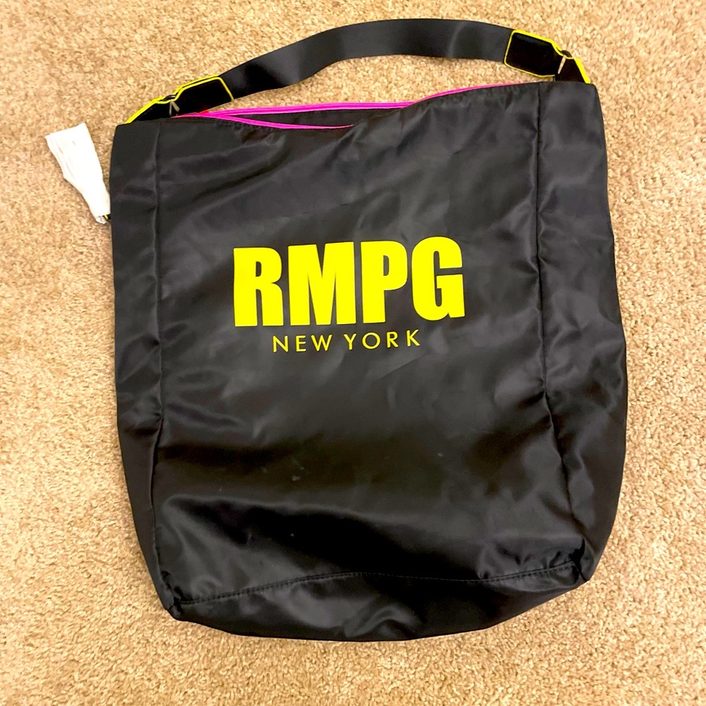 rampage new york convertible Reflective handbag Black & Pink